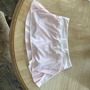 light pink lululemon skirt size 10 "long"